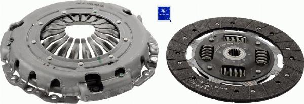 SACHS 3000 950 651 - Комплект зчеплення autozip.com.ua