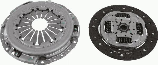 SACHS 3000 950 688 - Комплект зчеплення autozip.com.ua