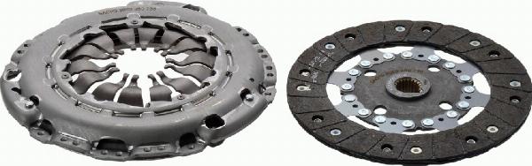 SACHS 3000 950 738 - Комплект зчеплення autozip.com.ua