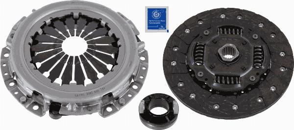SACHS 3000 951 489 - Комплект зчеплення autozip.com.ua