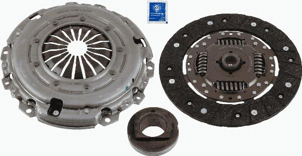 SACHS 3000 951 619 - Комплект зчеплення autozip.com.ua