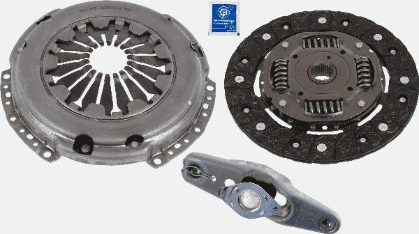 SACHS 3000 951 624 - Комплект зчеплення autozip.com.ua