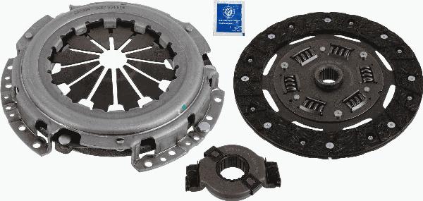 SACHS 3000 951 672 - Комплект зчеплення autozip.com.ua