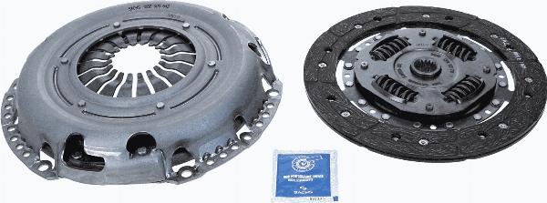 SACHS 3000 951 024 - Комплект зчеплення autozip.com.ua