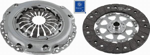 SACHS 3000 951 192 - Комплект зчеплення autozip.com.ua
