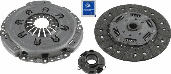 SACHS 3000 951 168 - Комплект зчеплення autozip.com.ua