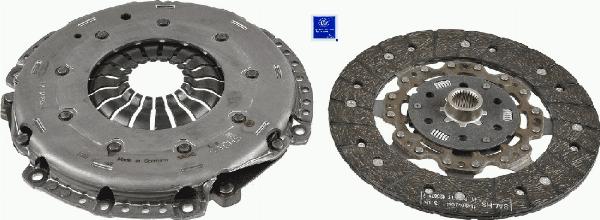 SACHS 3000 970 049 - Комплект зчеплення autozip.com.ua