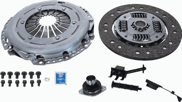 SACHS 3000 970 072 - Комплект зчеплення autozip.com.ua