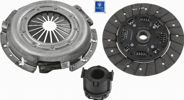 SACHS 3000 463 001 - Комплект зчеплення autozip.com.ua