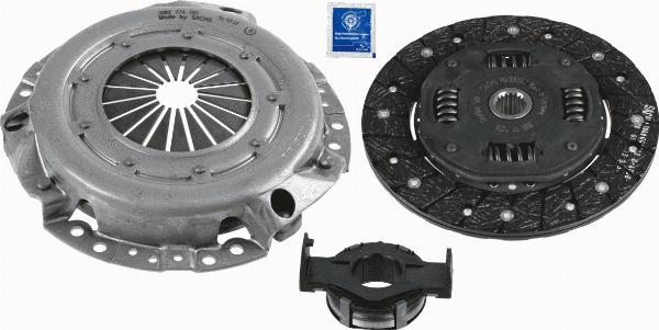 SACHS 3 000 108 002 - Комплект зчеплення autozip.com.ua