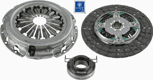 SACHS 3000 854 501 - Комплект зчеплення autozip.com.ua