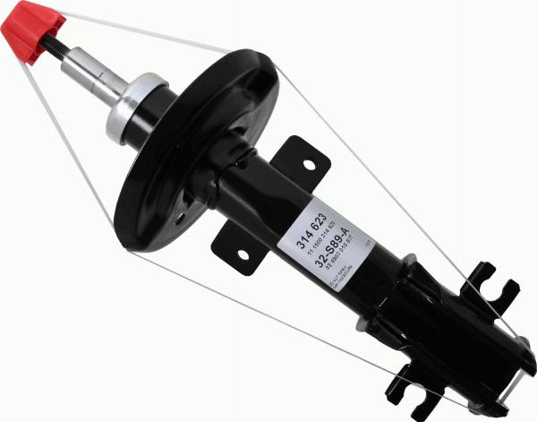 SACHS 314 623 - Амортизатор autozip.com.ua