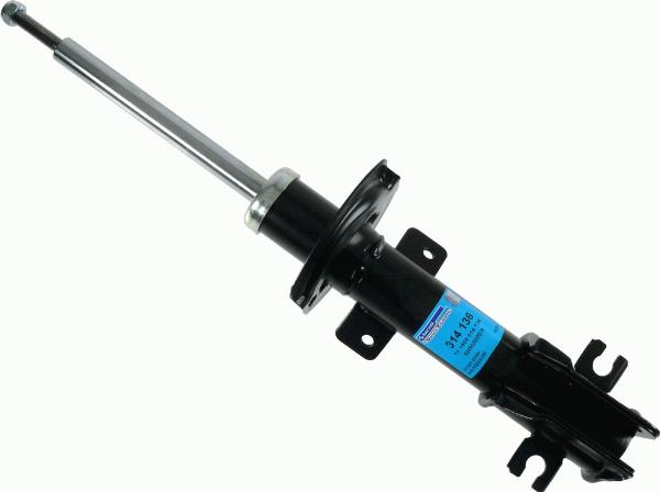 SACHS 314 136 - Амортизатор autozip.com.ua