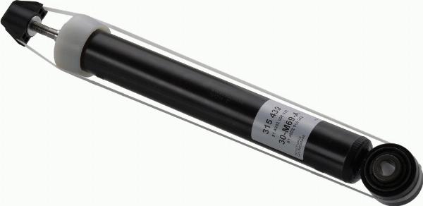 SACHS 315 439 - Амортизатор autozip.com.ua
