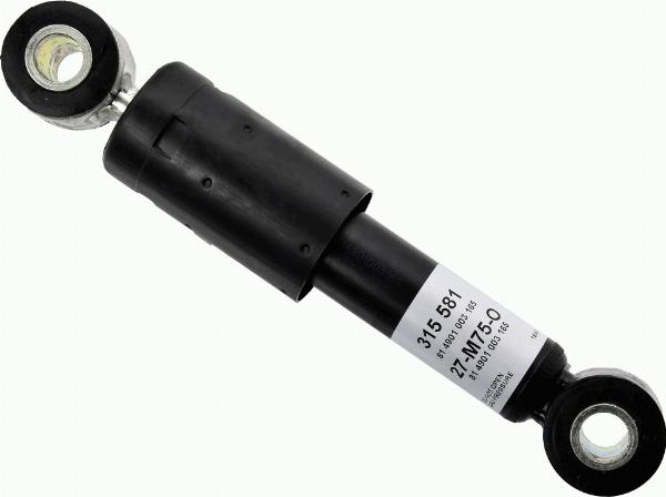 SACHS 315 581 - Гаситель, кріплення кабіни autozip.com.ua