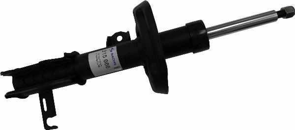SACHS 315 666 - Амортизатор autozip.com.ua