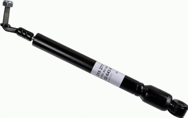 SACHS 315 277 - Амортизатор рульового управління autozip.com.ua