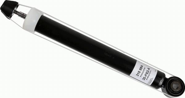 SACHS 316 984 - Амортизатор autozip.com.ua