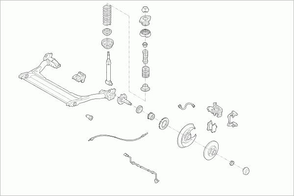 SACHS AUDI-A4B5-RS003 - Рульове управління autozip.com.ua