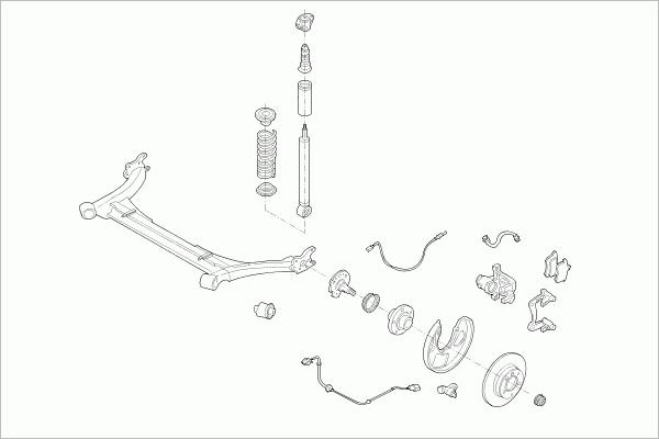 SACHS AUDI-A3-RS001 - Рульове управління autozip.com.ua