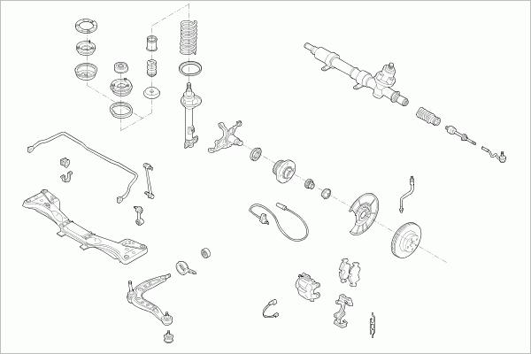 SACHS BMW-3-FS007 - Рульове управління autozip.com.ua