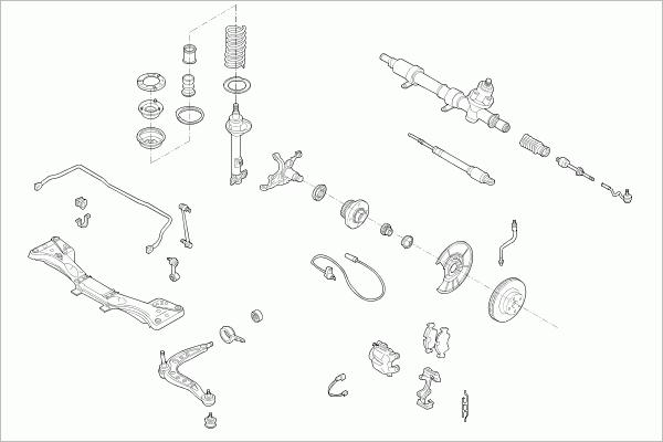 SACHS BMW-3-FS008 - Рульове управління autozip.com.ua