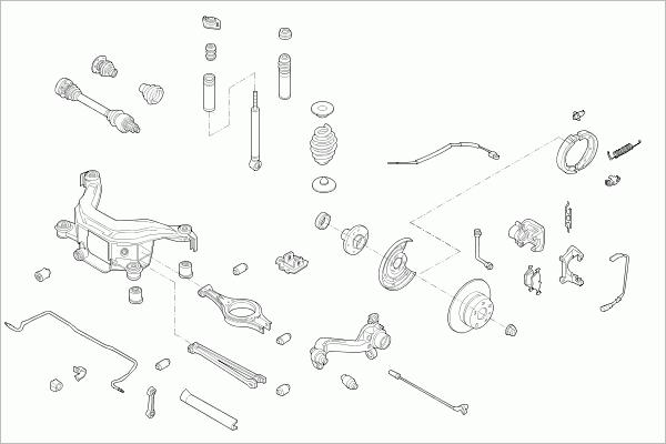 SACHS BMW-3-RS001 - Рульове управління autozip.com.ua