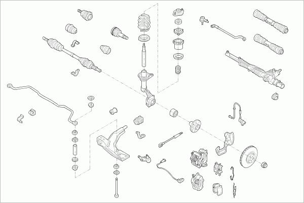 SACHS OPEL-KADET-FS030 - Рульове управління autozip.com.ua