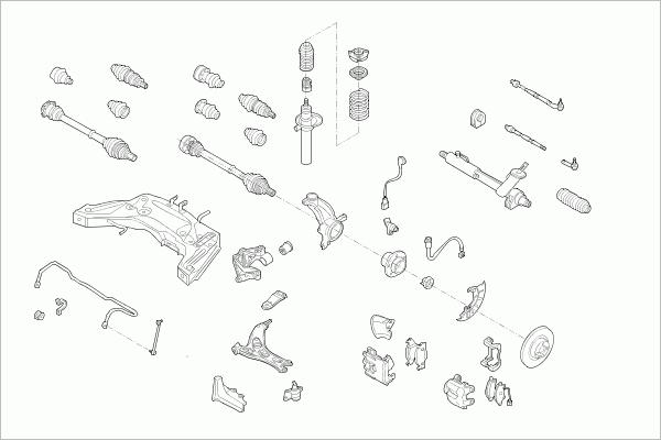 SACHS SKODA-FABIA-FS030 - Рульове управління autozip.com.ua