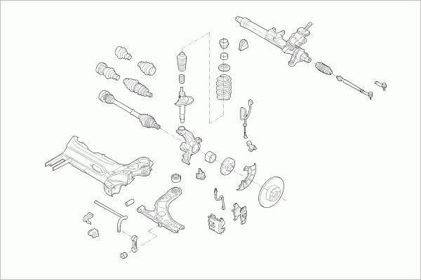 SACHS VW-GOLF-FS056 - Рульове управління autozip.com.ua