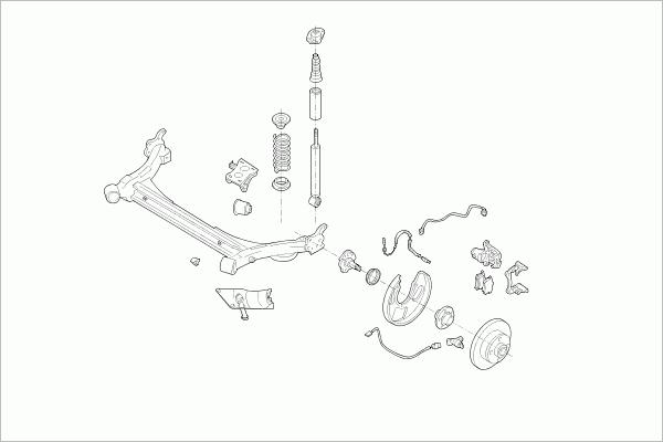 SACHS VW-GOLF-RS032 - Рульове управління autozip.com.ua