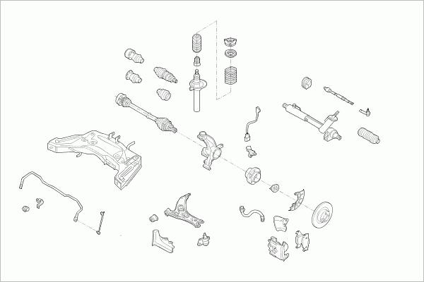 SACHS VW-POLO-FS043 - Рульове управління autozip.com.ua