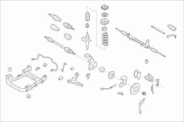 SACHS VW-TRANS-FS024 - Рульове управління autozip.com.ua