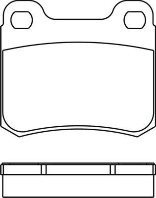 SAFETY T571344 - Гальмівні колодки, дискові гальма autozip.com.ua