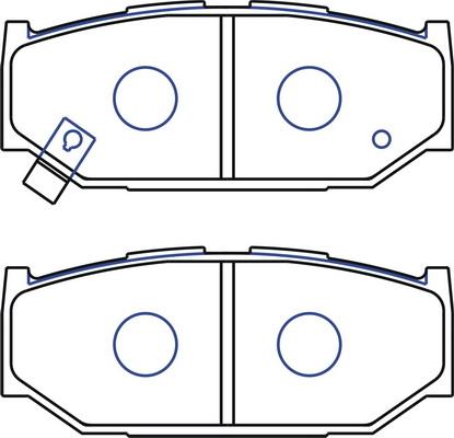 SAFETY T0037 - Гальмівні колодки, дискові гальма autozip.com.ua