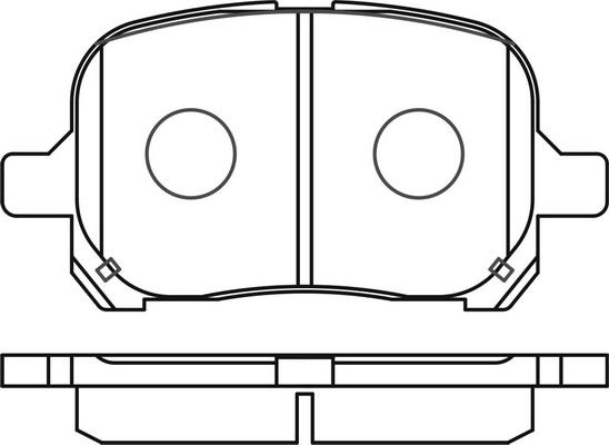 SAFETY TA465WK - Гальмівні колодки, дискові гальма autozip.com.ua