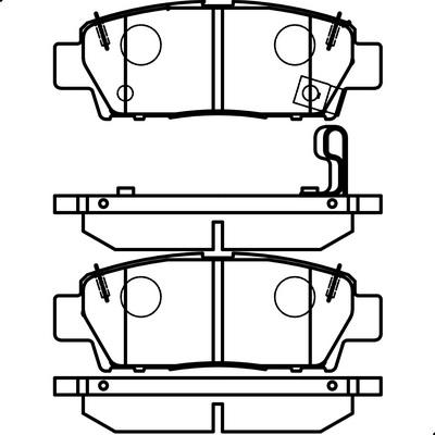 SAFETY TA403WK - Гальмівні колодки, дискові гальма autozip.com.ua