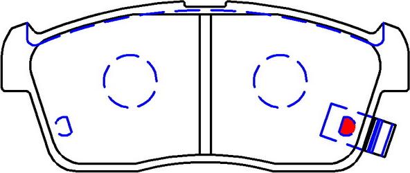 SAFETY TA661WK - Гальмівні колодки, дискові гальма autozip.com.ua