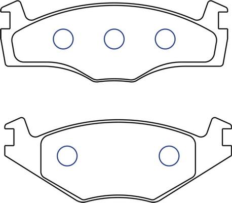 SAFETY TA143K - Гальмівні колодки, дискові гальма autozip.com.ua