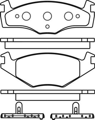 SAFETY TA142K - Гальмівні колодки, дискові гальма autozip.com.ua