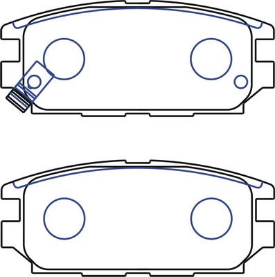 SAFETY TA348WK - Гальмівні колодки, дискові гальма autozip.com.ua