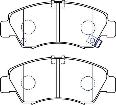 SAFETY TA377WK - Гальмівні колодки, дискові гальма autozip.com.ua