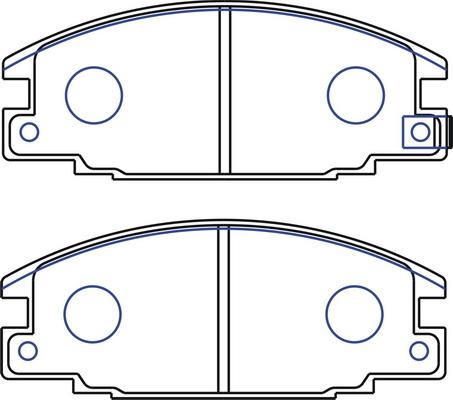 SAFETY TA248WK - Гальмівні колодки, дискові гальма autozip.com.ua