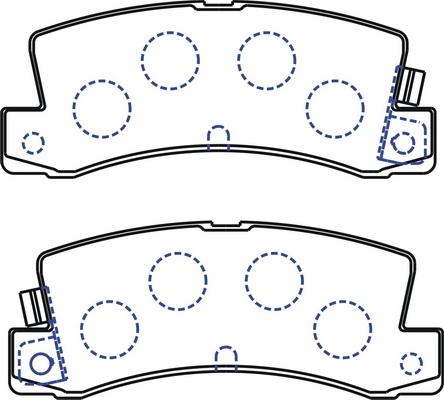 SAFETY TA221WK - Гальмівні колодки, дискові гальма autozip.com.ua