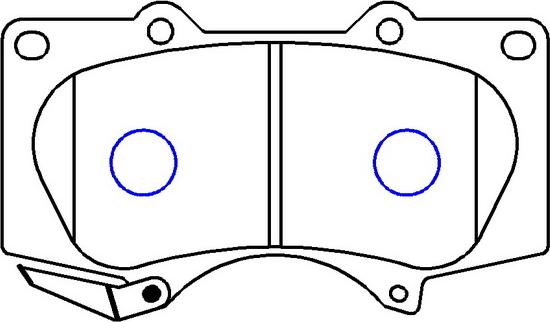 SAFETY TD976 - Гальмівні колодки, дискові гальма autozip.com.ua