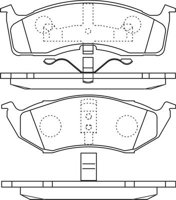 SAFETY TD591 - Гальмівні колодки, дискові гальма autozip.com.ua