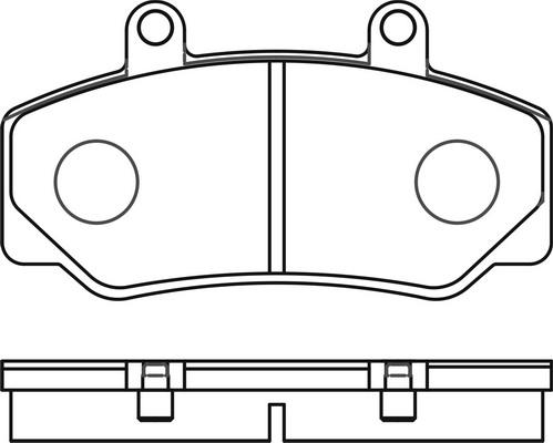SAFETY TDB1169 - Гальмівні колодки, дискові гальма autozip.com.ua