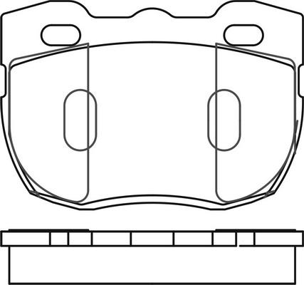 SAFETY TDB1176 - Гальмівні колодки, дискові гальма autozip.com.ua