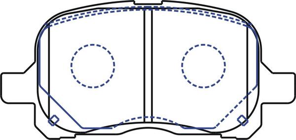 SAFETY TDB1392 - Гальмівні колодки, дискові гальма autozip.com.ua