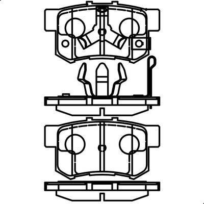 SAFETY TDB1728 - Гальмівні колодки, дискові гальма autozip.com.ua